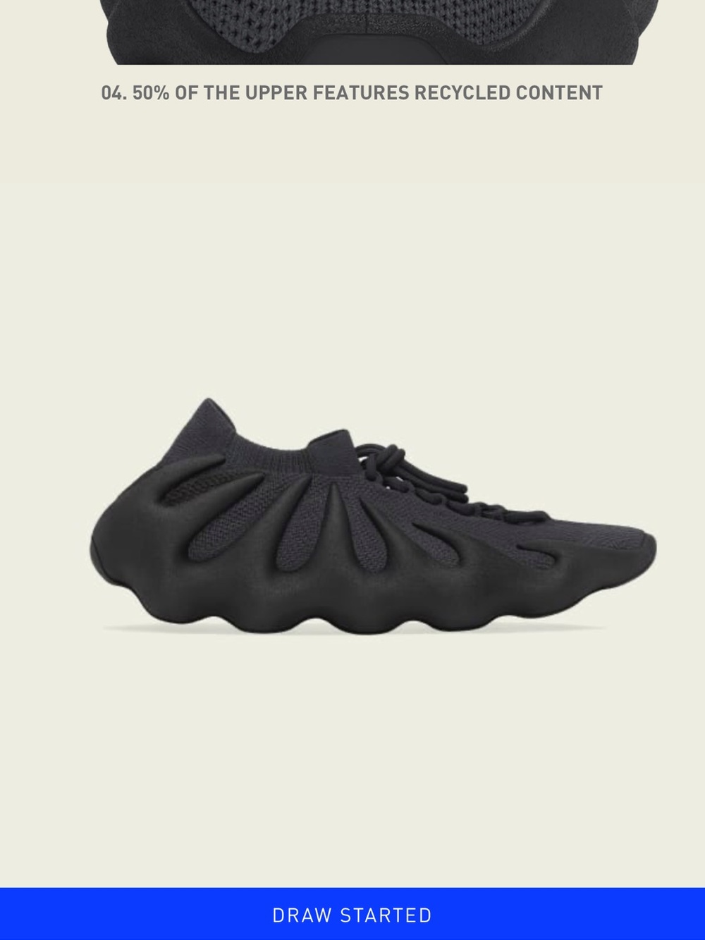 Yeezy 450 Men’s Size 11 Utility Black